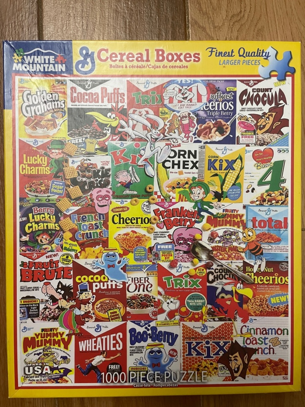 White Mountain Cereal Boxes 1000-Piece Puzzle 🧩